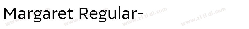 Margaret Regular字体转换